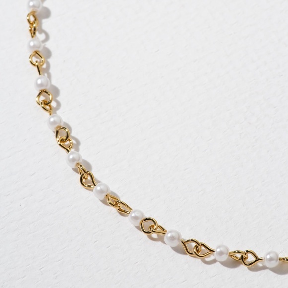 New Vanessa Mooney THE RHAPSODY CHAIN pearl - Picture 1 of 3